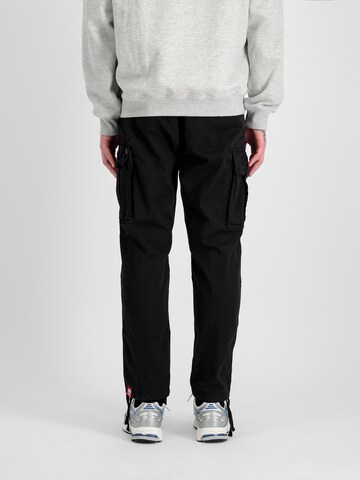 ALPHA INDUSTRIES - regular Pantalón cargo en negro