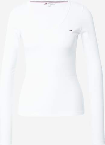Tommy Jeans - Camiseta 'ESSENTIAL' en blanco: frente
