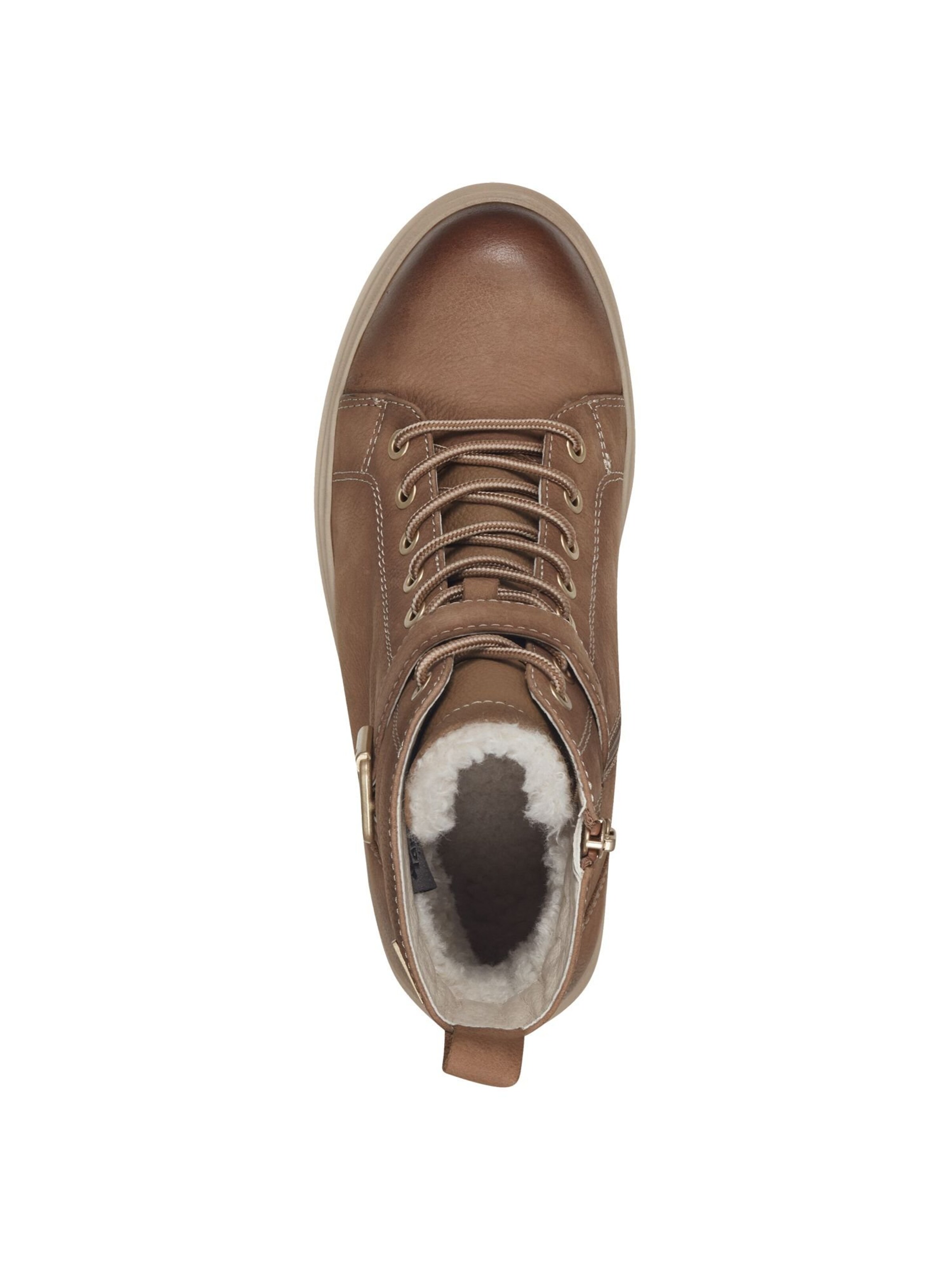 Bottines à lacets Tamaris en marron