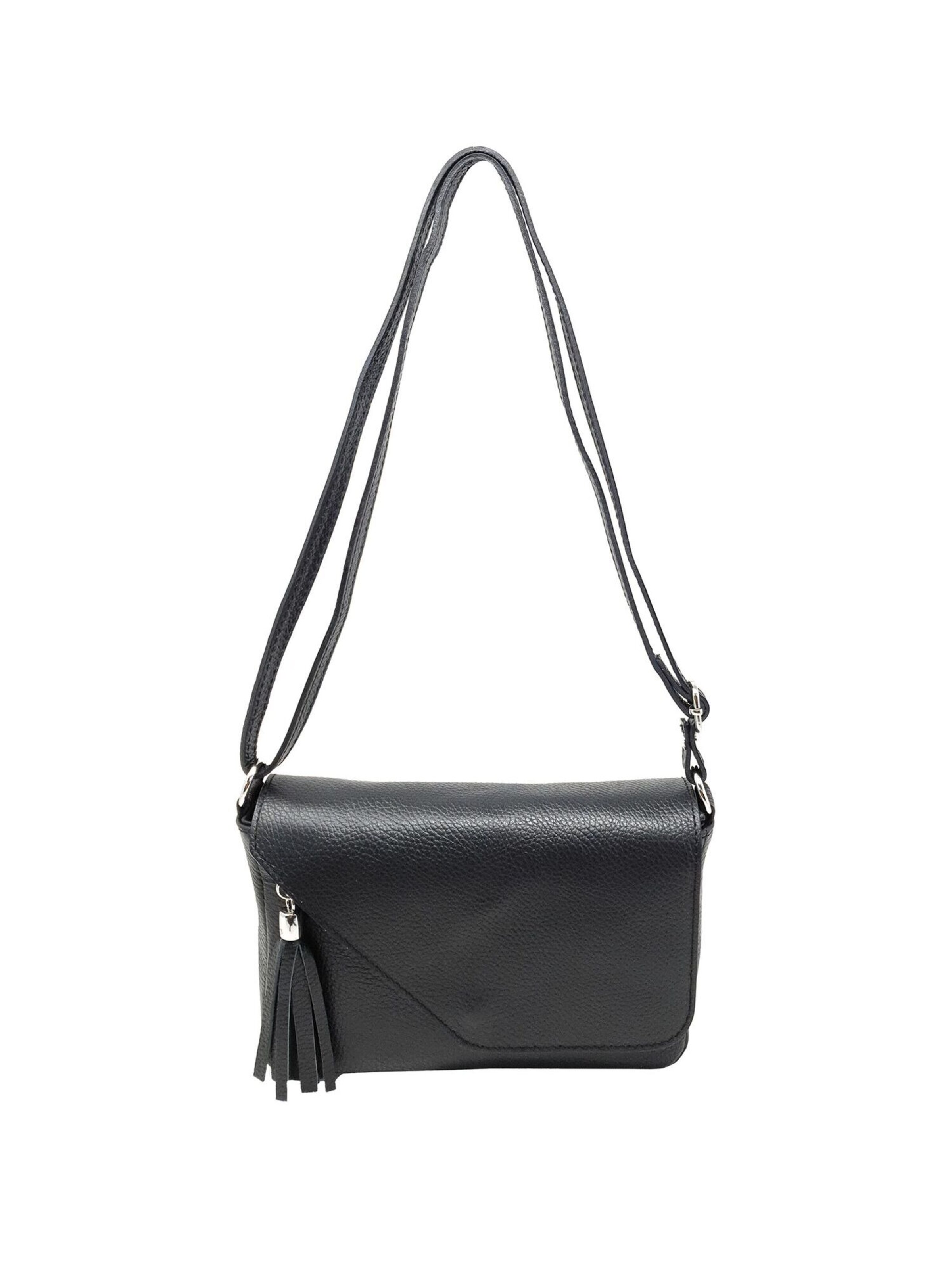 CHICCA BORSE Schoudertas in Zwart: voorkant