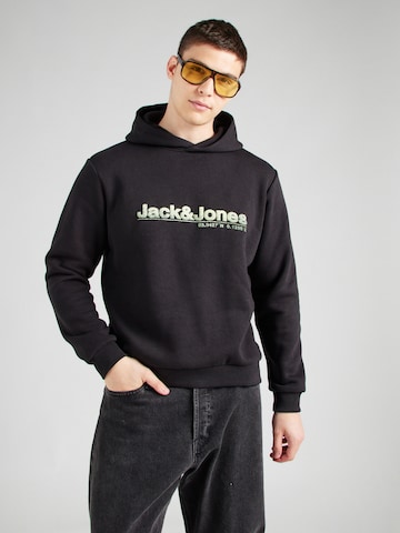 JACK & JONES Sweatshirt 'JCOPUFF' in Schwarz: Vorderseite