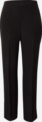 Regular Pantalon à plis Twinset en noir : devant