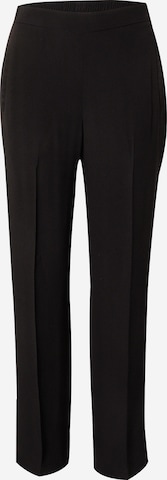 Twinset Normalny krój Spodnie w kant w kolorze czarny: przód