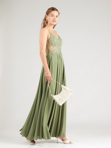mascara - Vestido de noche en verde
