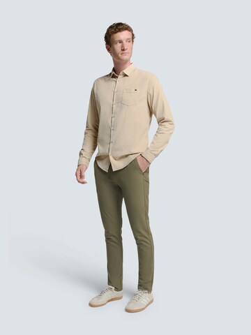 Regular Pantalon chino No Excess en vert