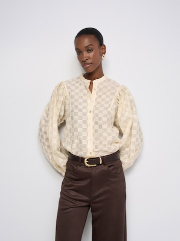 Salsa Jeans Blouse in Wit: voorkant