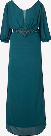 Robe de soirée Ulla Popken en bleu : devant