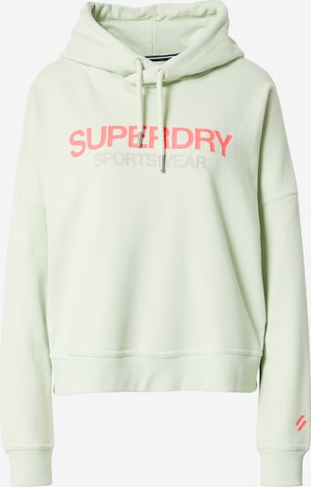 Superdry Sweatshirt i ljusgrön / orangeröd, Produktvy