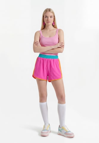 MYMO - regular Pantalón en rosa