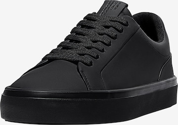 Pull&Bear Platform trainers in Black: front