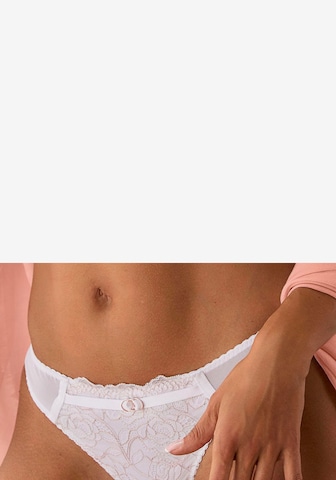 LASCANA Thong in White: front