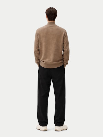 GOBI Cashmere Pullover 'Men's Timeless Mock Neck Cashmere Sweater'‌‌‌‌‌‌‌‌‌‌ in Grau