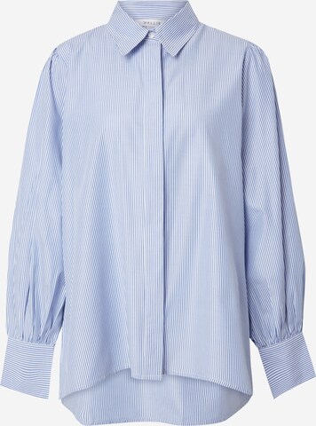 Wallis Blouse in Blauw: voorkant