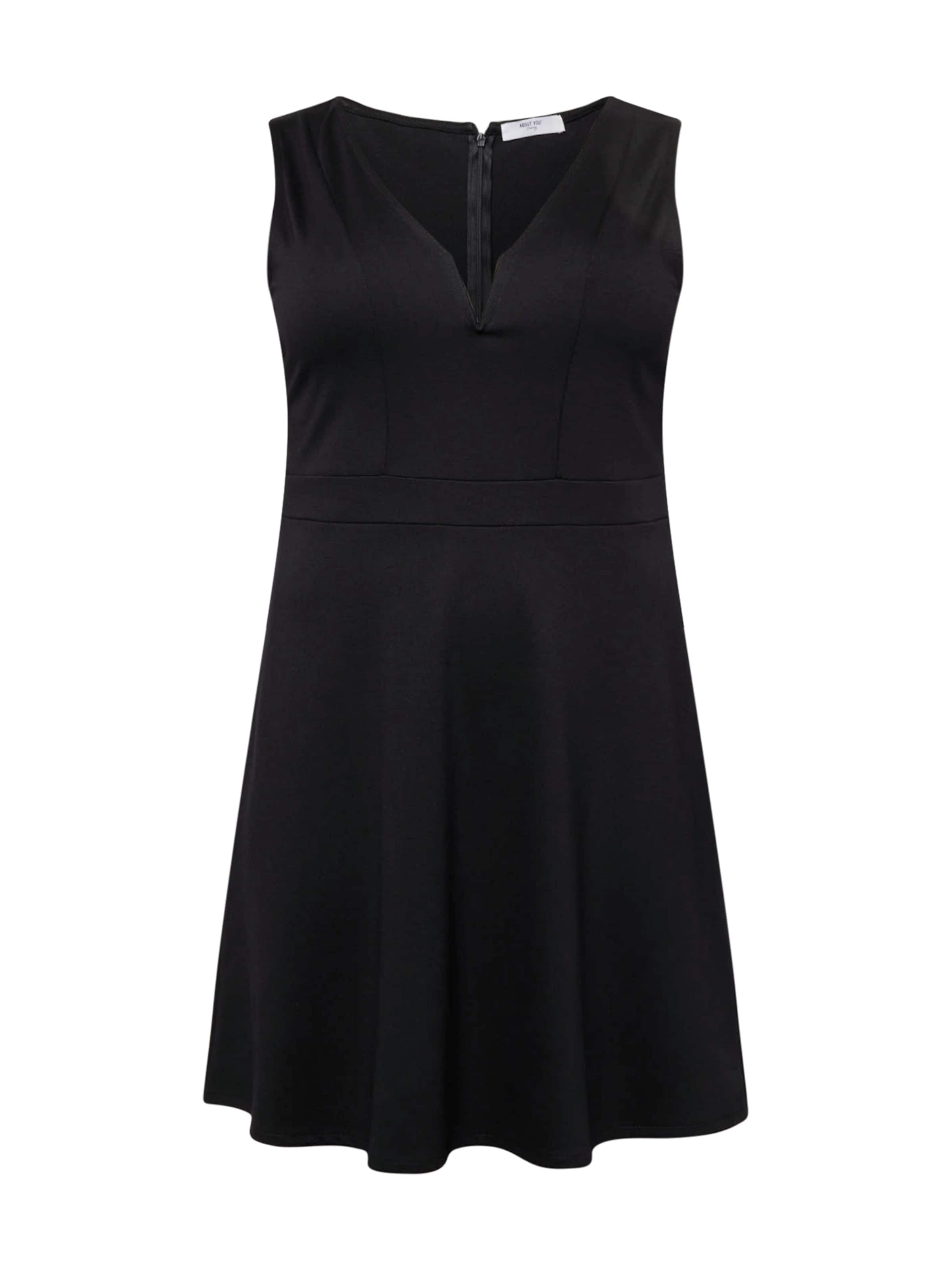 ABOUT YOU Curvy Φόρεμα 'Marina' σε μαύρο: μπροστά