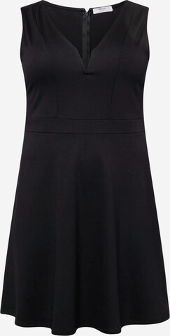 Robe 'Marina' ABOUT YOU Curvy en noir : devant