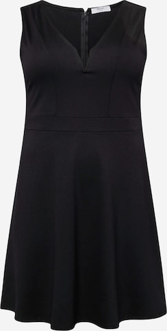 ABOUT YOU Curvy Sukienka 'Marina' w kolorze czarny: przód