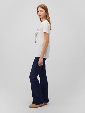 Mavi T-Shirt 'Cat Wool' in Weiß