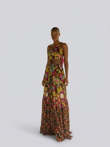 Robe 'Robe Longue Astor' Miss June en marron : devant