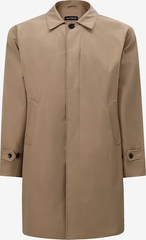ALLTHEMEN Between-Seasons Coat 'Hauch' in Green: front