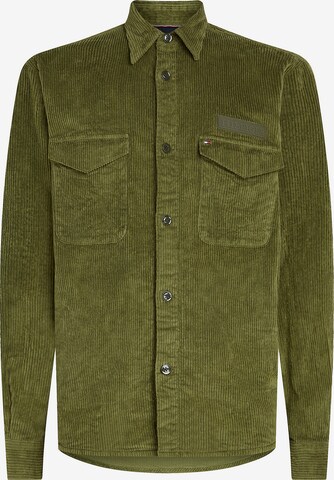 TOMMY HILFIGER Regular fit Button Up Shirt in Green: front