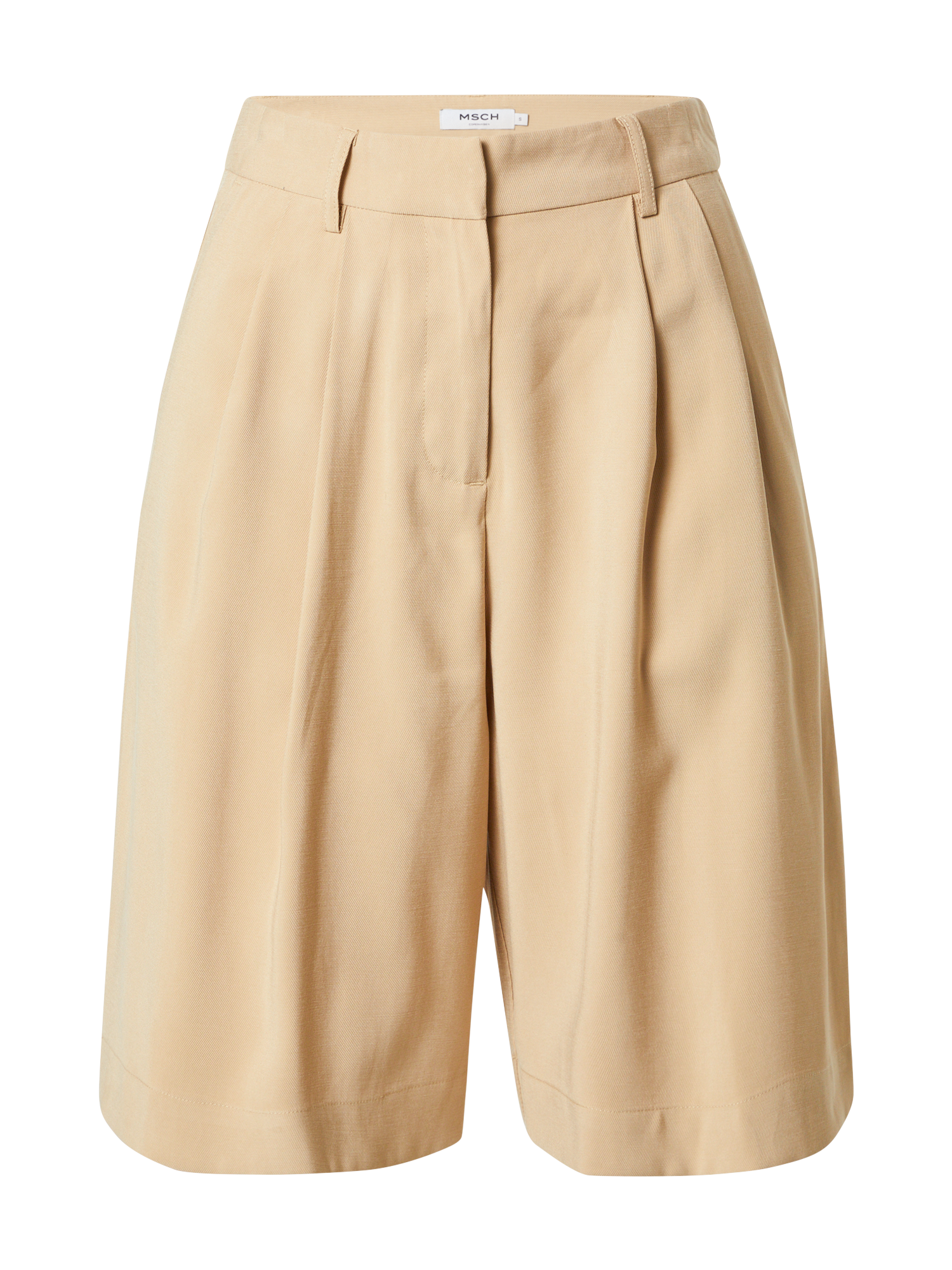 Pantaloni Donna MOSS COPENHAGEN Pantaloni con pieghe Selia in Sabbia 