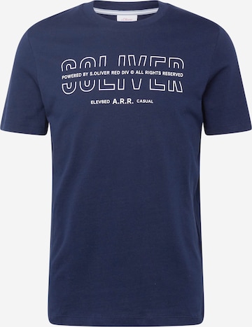 T-Shirt s.Oliver en bleu : devant