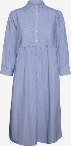 VERO MODA Košilové šaty 'Flowerly' – modrá: přední strana
