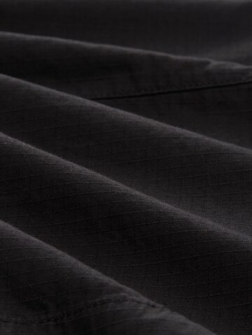 TOM TAILOR DENIM Loosefit Cargobroek in Zwart