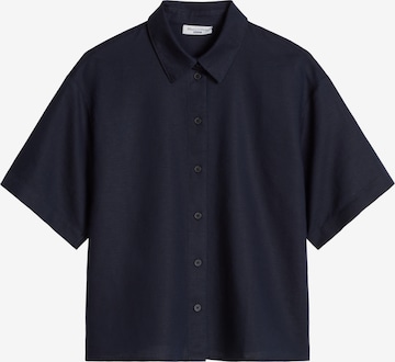 Marc O'Polo DENIM Bluse in Blau: Vorderseite