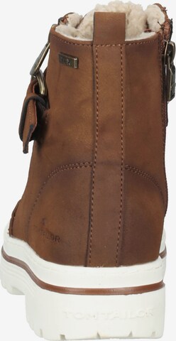 TOM TAILOR Ankle Boots in Brown