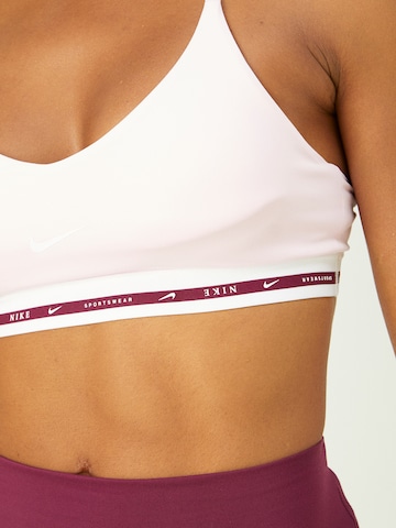 NIKE Korzet Športová podprsenka 'INDY' - Ružová