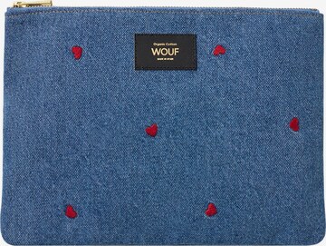 Wouf Cosmetic Bag in Blue: front