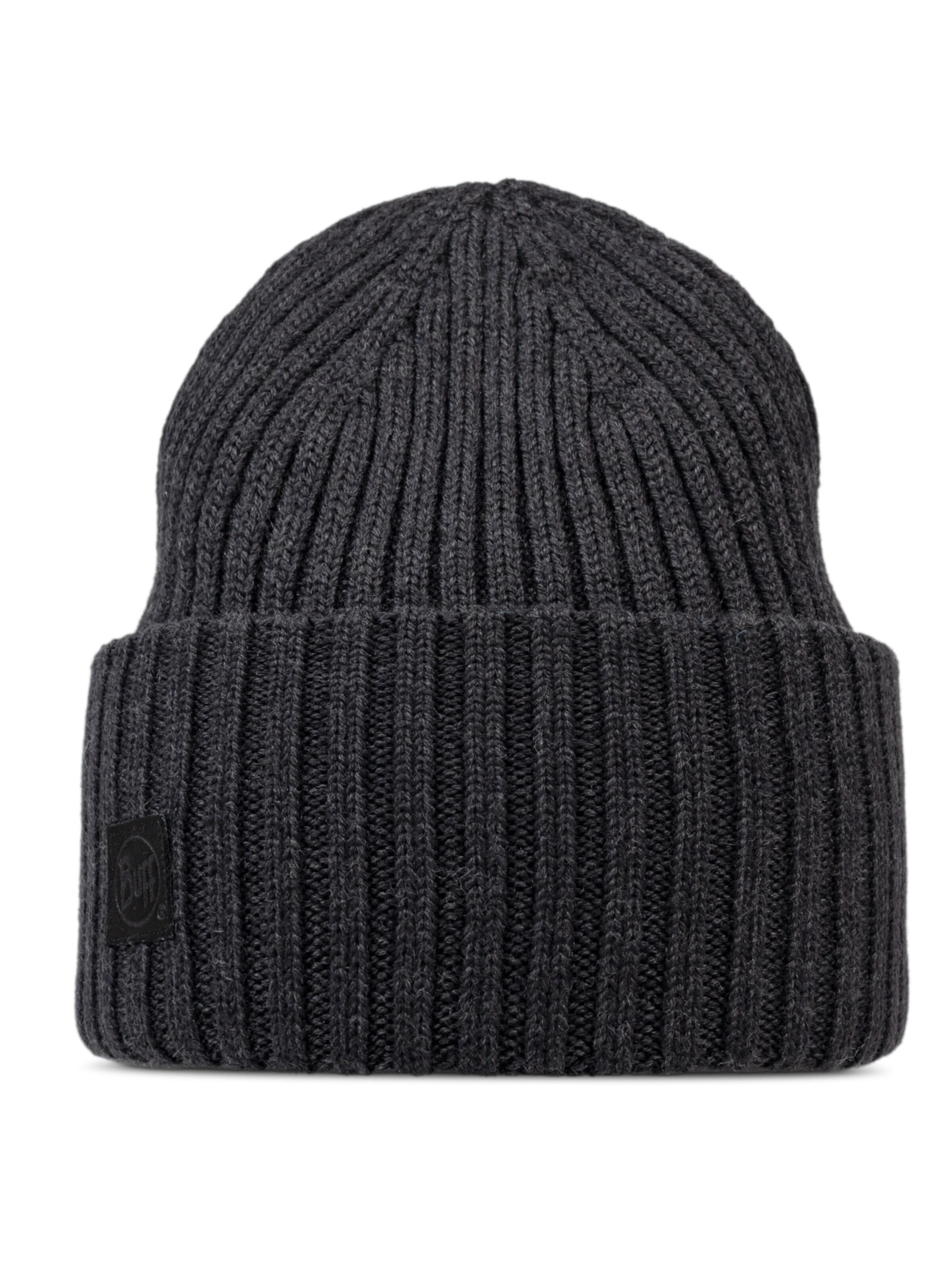 BUFF Muts 'Buff Knitted Erviny Beanie' in Zwart: voorkant