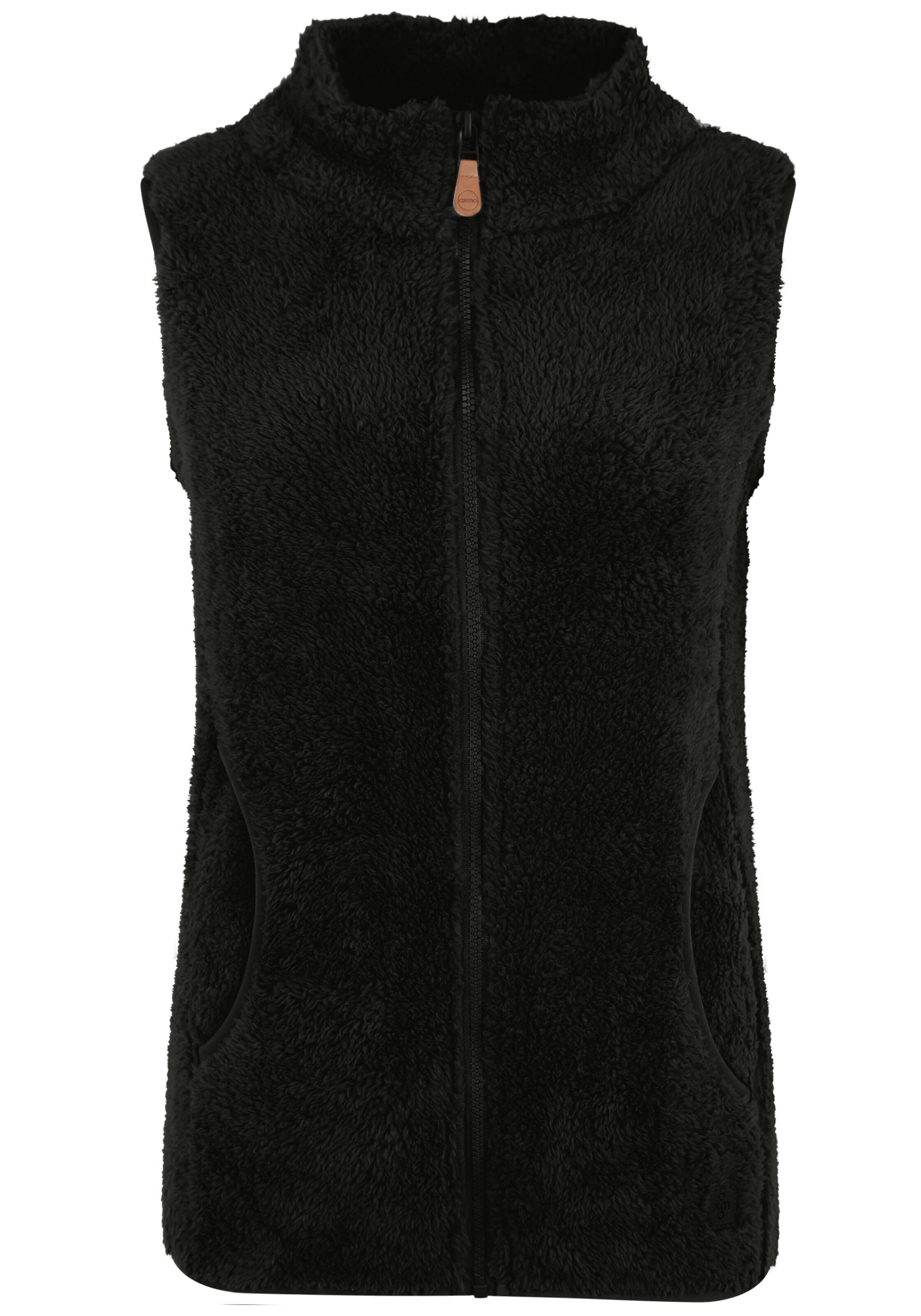 Oxmo Vest 'Theri' in Black: front