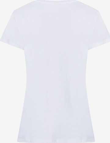 MORE & MORE Μπλουζάκι 'Cin Cin' σε λευκό