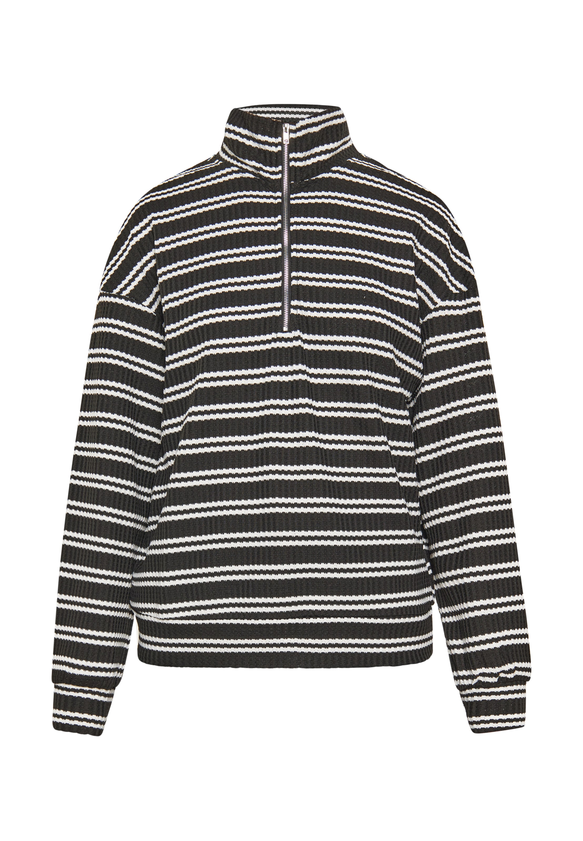 Pulover SANIKA pe negru / alb, Vizualizare produs