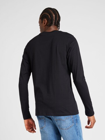 JACK & JONES Koszulka 'MOUNTAIN' w kolorze czarny