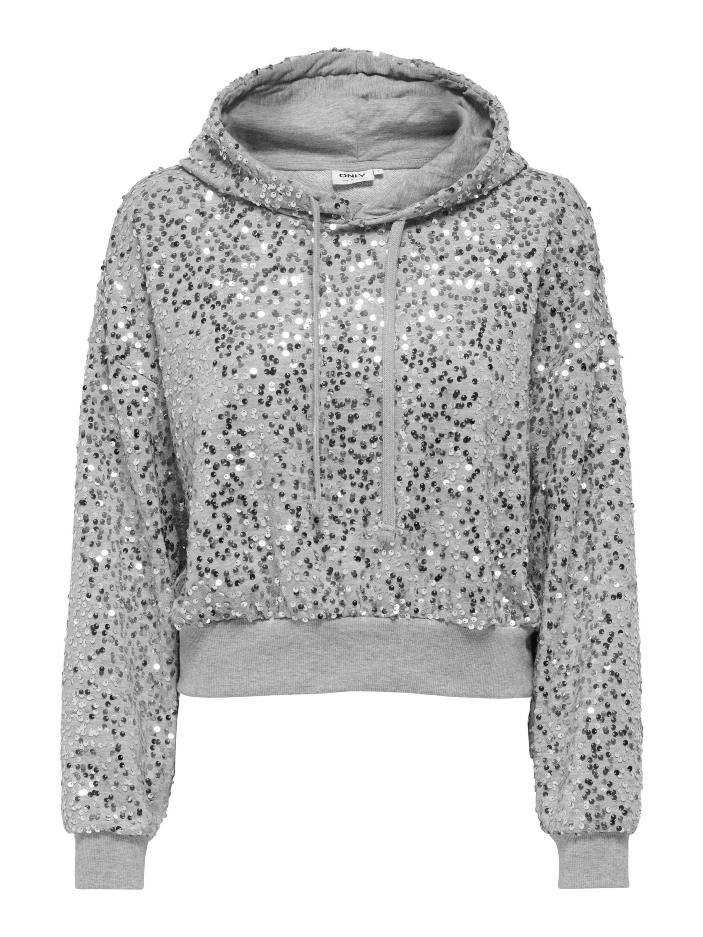 ONLY Sweatshirt 'ONLJada' in Grau: Vorderseite
