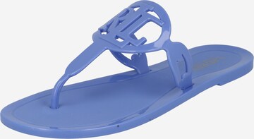 Tongs 'AUDRIE' Lauren Ralph Lauren en bleu : devant