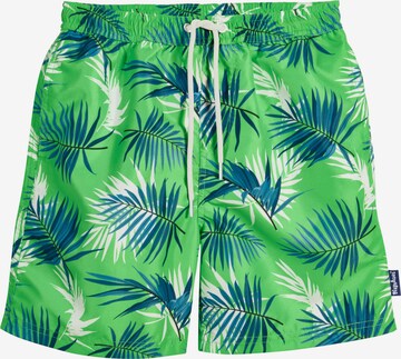 Pantaloncini da bagno di PLAYSHOES in verde: frontale