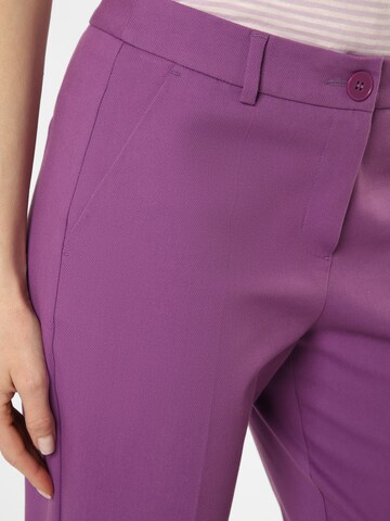 Marie Lund Regular Pleated Pants in Purple