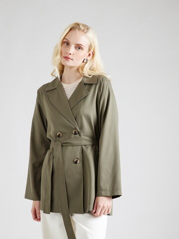 VILA Between-Seasons Coat 'Jancine' in Green: front