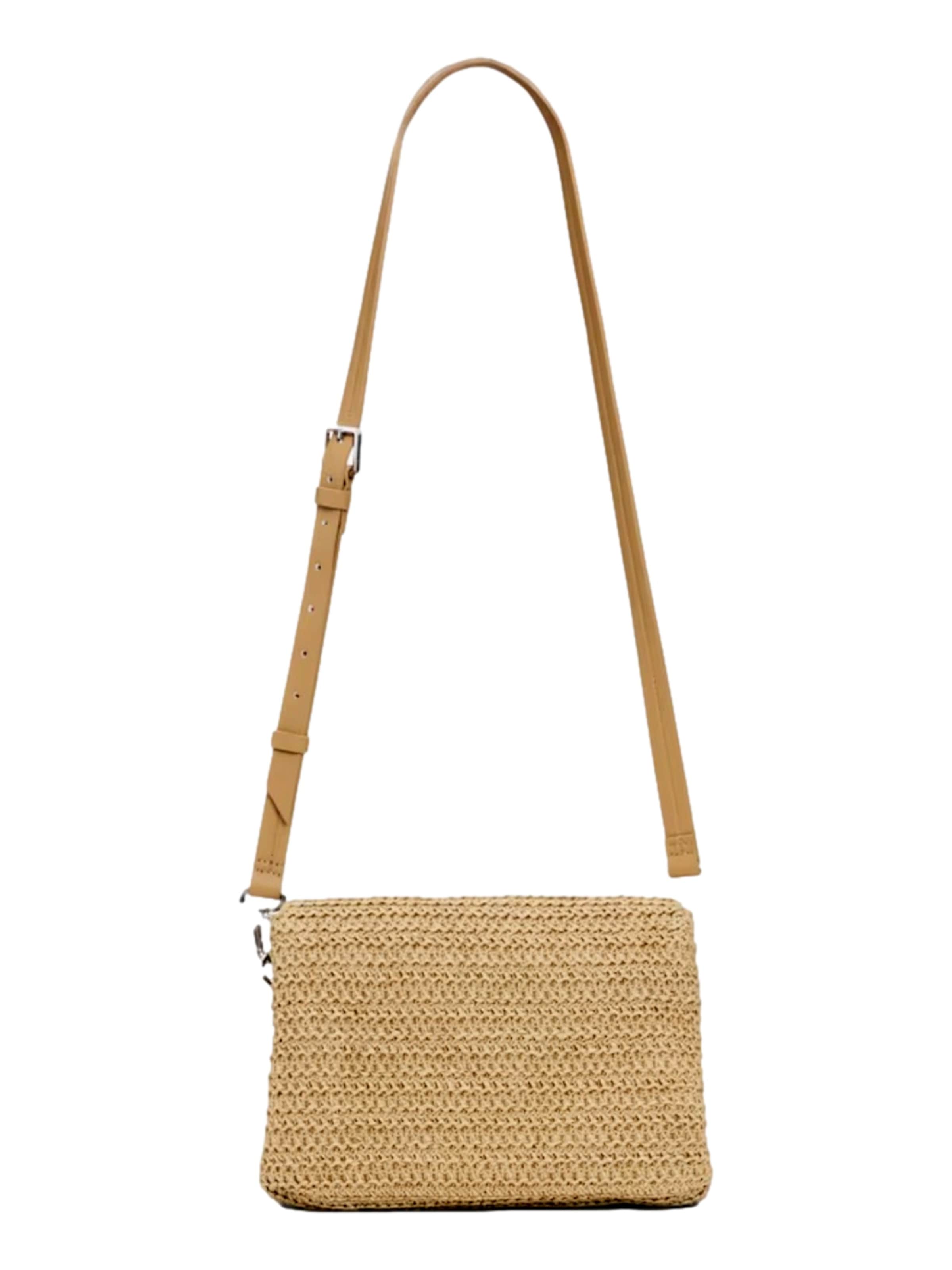 Poșete 'Half Logo Raffia' de la Desigual pe bej
