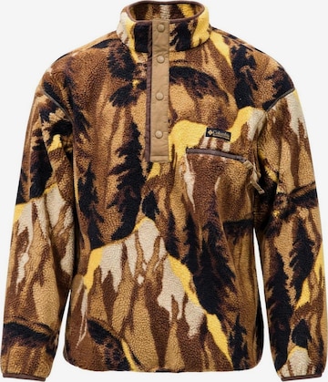 Pullover sportivo 'Helvetia™ II Printed Half Snap Fleece 2098461' di COLUMBIA in giallo: frontale
