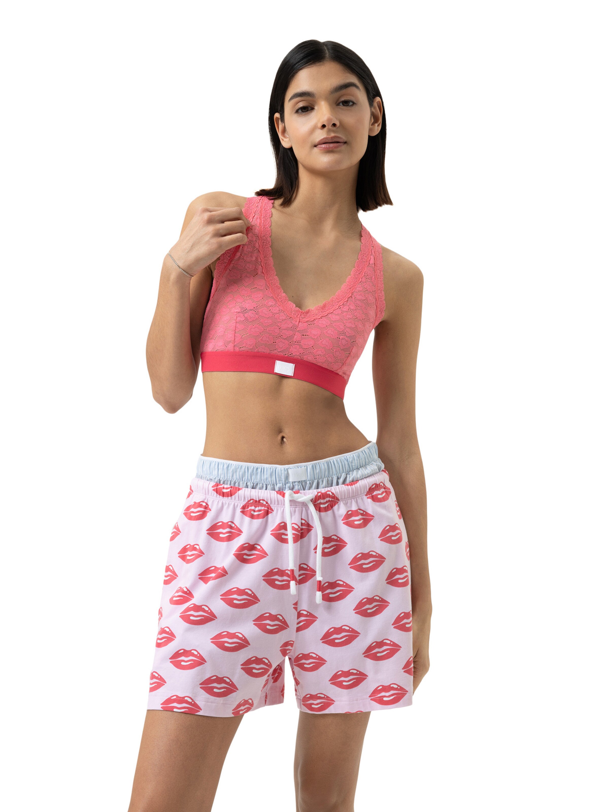 Mey Bustier BH 'Savage Lace' in Roze