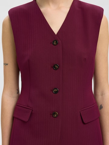 SELECTED - Colete de fato 'SLFFEDORA' em roxo