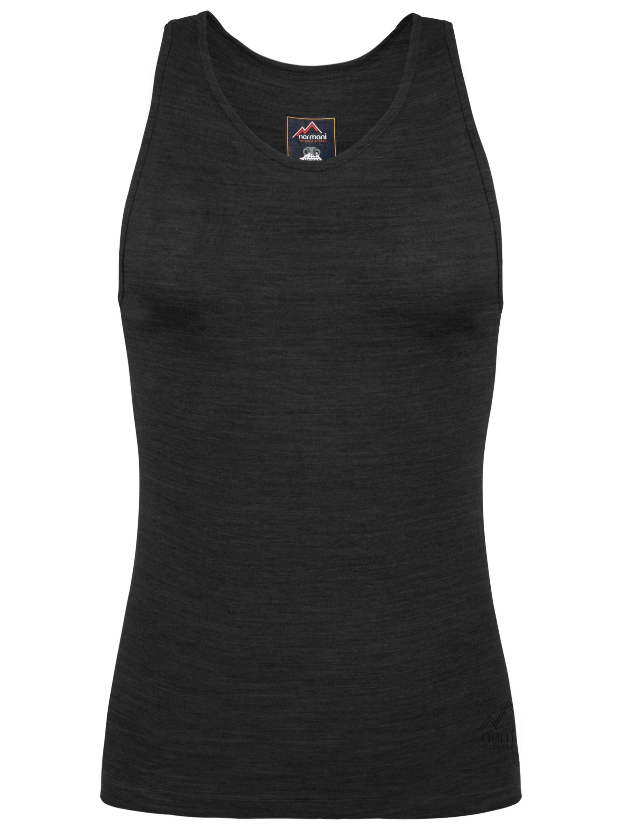 normani Unterhemd 'Quilpie' in Grau: Vorderseite