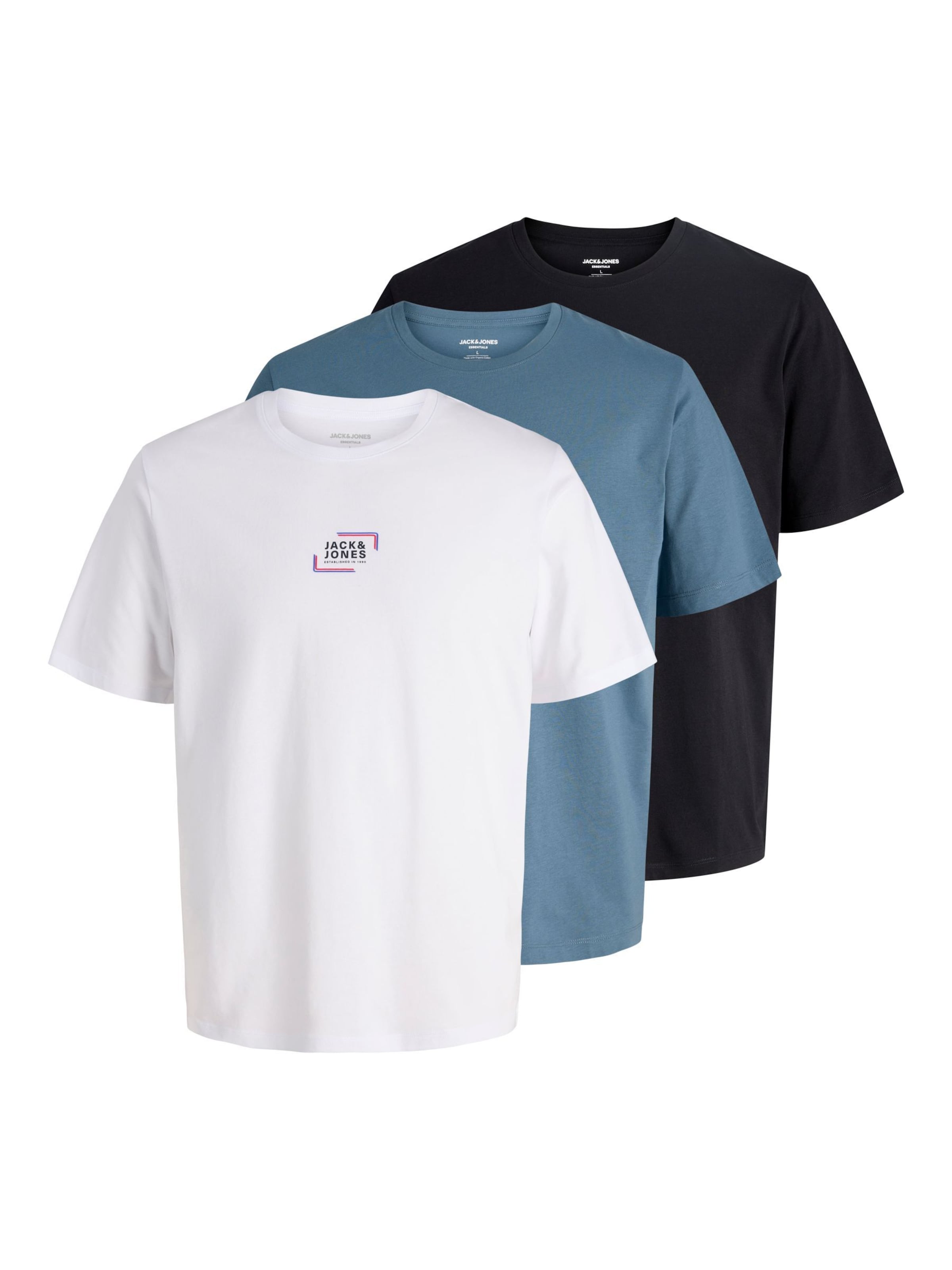 Maglietta di JACK & JONES in nero: frontale