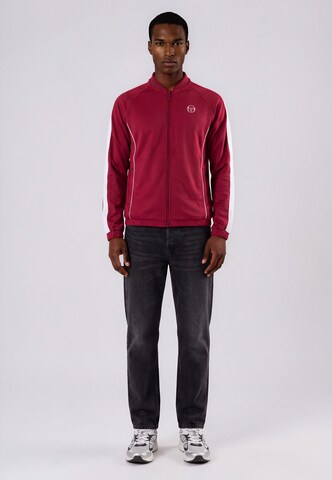 Sergio Tacchini - Casaco em moletão 'Egeo' em vermelho