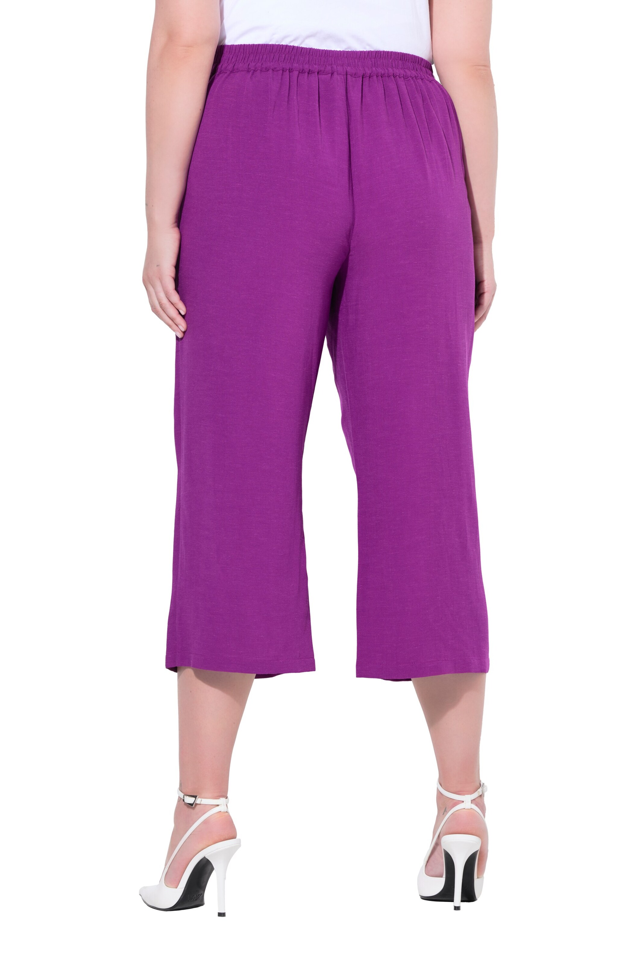 MIAMODA Wide Leg Hose in Lila